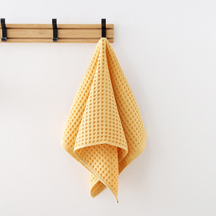 Class A cotton waffle gauze towel adult household face towel soft absorbent Japanese style cotton face towel wholesale