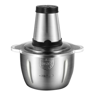 Multi-functional household electric meat grinder automatic stainless steel meat grinder complementary food stuffing garlic Mincer