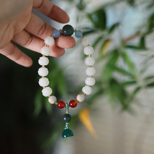 Authentic Putuo Mountain Eighteen Seed Bracelet Bodhi Duobao 18 Seeds 18 Children's Eighteen Seeds Buddha Beads Star and Moon Bracelet for Men and Women