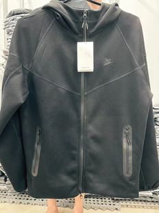 2024 Autumn Jacket Men's Sports Leisure Training Windproof Spring and Autumn New Knitted Fitness Hooded Jacket FB7922