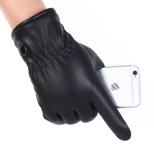 Gloves winter warm gloves plus velvet padded ski gloves riding gloves touch screen leather gloves gloves wholesale