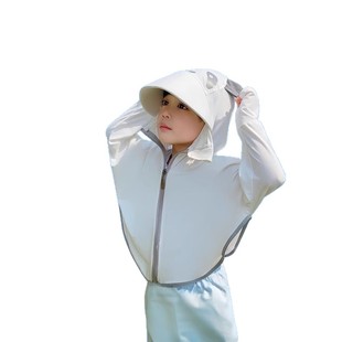 Children's Sunscreen Clothing for Boys and Girls Summer 2025 New Baby Lightweight Ice Silk Sunscreen Clothing UV Protection Jacket