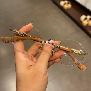 Новый безрамный круглый перфорация ретро принц зеркало для мужчин и женщин