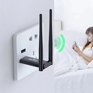 USB Powered Wifi Signal Amplifier through Wall Wireless Router Extension Home Portable Mobile Relay Enhancement