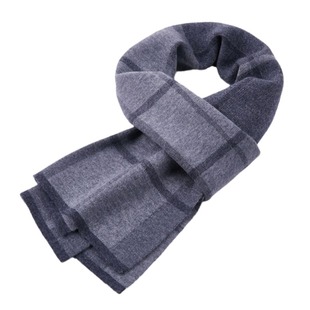 In stock pure wool scarf wool plaid scarf winter knitted warm scarf scarf wool factory wholesale