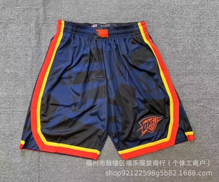 Foreign trade wholesale basketball hot press pants Kurinix Nuggets Celtic Lakers James City Edition