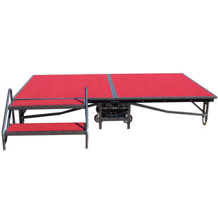 Folding stage shelf Hotel mobile performance banquet discussion lifting kindergarten activity wedding show rack T table Board