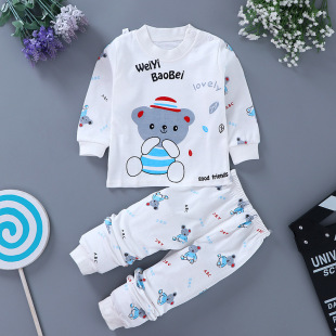 New children's clothing spring and autumn children's underwear suit baby autumn clothes long pants baby pajamas home clothes wholesale