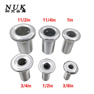 316 stainless steel full wire water outlet marine yacht deck drain vent RV yacht hardware