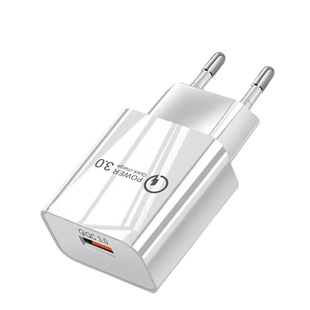 Трансграничное специальное зарядное устройство QC3.0 USB-флеш-зарядная головка 5V3A Европейский стандарт 18 Вт зарядное устройство для быстрой зарядки мобильного телефона
