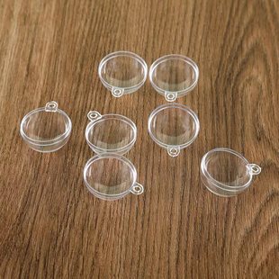 Transparent ball 3cm Christmas ball dress plastic crystal ball cake hemisphere hollow ball factory direct sale