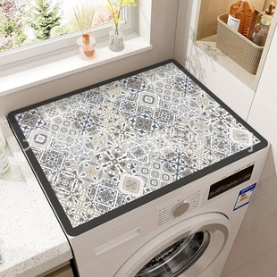 Cross-border TEMU diatom mud washing machine mat washing machine refrigerator home appliance dust mat bedside table absorbent quick-drying mat