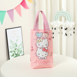 Cartoon Stacking Series Canvas Merle Pudding Braised Pot Pot Bag Thermos Cup Handbag Umbrella Storage Bag
