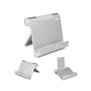 Factory wholesale aluminum alloy folding mobile phone tablet bracket desktop aluminum alloy bracket desktop live broadcast rack gift