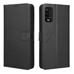For Wiko Power U20 phone case flip card Power U10 diamond pattern phone leather lanyard