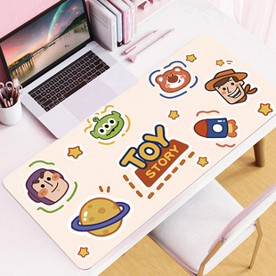 Cartoon Graffiti Mouse Pad Large Computer Table Mat Game Mat Non-slip Edge Lock Thickened Internet Cafe E-sports Table Mat