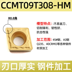 Алмазное лезвие с ЧПУ ccmt09t304/1204 из нержавеющей стали, керамическое расточное лезвие токарного станка 060204, нож с внутренним отверстием