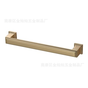 New Chinese-style Dark Buckle Handle Copper Brushed Imitation Copper Wardrobe Zinc Alloy Single Hole Handle Golden Cabinet Door Drawer