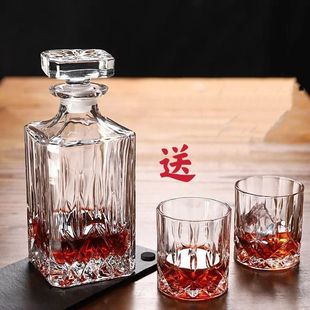 European-style sealed decanter with lid wine separator red wine bottle foreign wine bottle household crystal glass wine pot wine set wine bottle