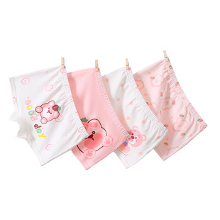 Factory Free Shipping Girls Underwear Student Children Underwear Triangle Cotton Class A Girls Baby Girls Boxers