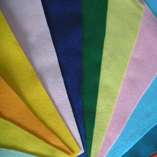 Color felt cloth kindergarten decorative adhesive felt diy polyester needle felt industrial chemical fiber non-woven fabric
