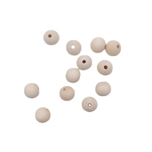 Chenglin wooden beads 6-30cm wood color round beads children's molar bracelet DIY accessories loose beads wooden beads factory wholesale