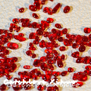 Nail Art Jewelry Small Round Stone Transparent Color Pebbles Nail Art Crystal Powder Jar Wear Armor Beads DIY Jewelry Accessories