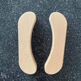 Outdoor Camping Barbecue Plate Anti-scalding Handle Portable Barbecue Plate Binaural Handle Anti-scalding Handle Wooden Pot Ear Cover