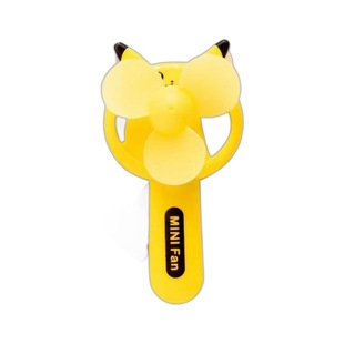 Summer new cartoon hand pressure small fan portable press manual fan small gift children's toys wholesale