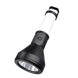 Cross-border Hot-selling Double Light Source Camping Flashlight Multi-level Dimming Portable Outdoor Adventure Riding Warm Light