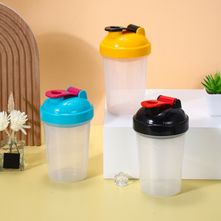 500ML plastic shake Cup outdoor sports fitness protein powder milkshake cup gift advertising Cup printed logo
