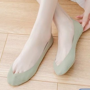 Ice Silk Boat Socks Women's Summer Non-slip Non-falling Cotton Thin Cross Boat Socks Invisible Shallow Socks for Children