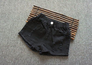 Girls Shorts Summer Thin 2025 New Loose Big Kidsren's Jeans Kidsren's White Pants Summer Wear