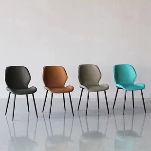 Nordic Plastic Coffee Dining Chair Fashion Casual Restaurant Negotiation Chair Simple Adult Backrest Creative Talent Chair
