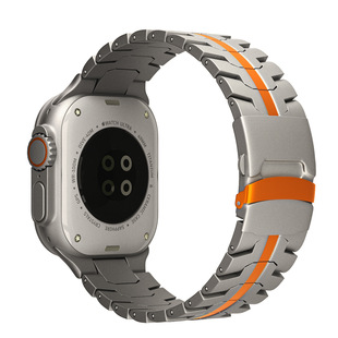 For Apple Watch 8 Ultra Titanium Metal Strap Iron Man Metal Strap