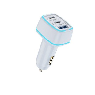Автомобильное зарядное устройство PD100 W PD совместимо с 65W быстрой зарядкой автомобиля pps быстрой зарядной головкой с двумя отверстиями трехходовое зарядное устройство серии