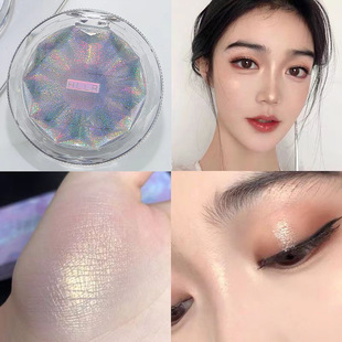 Helen Beauty Star Лазерная пудра с высоким свечением Перламутровый порошок картофельного пюре Перламутровая трехмерная носовая теневая панель Двухцветная по желанию