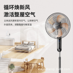 Factory electric fan floor household fan shaking head strong timing vertical dormitory power saving wind a generation of hair