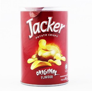 jacker Jack brand potato chips original tomato flavor multi-flavor matching 60g/100g canned puffed