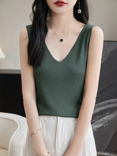Double-sided Wearing ~ Camisole Women's Inner 2025 New Xia Mei Back Sleeveless V-neck Outer Wear Base Slim Top