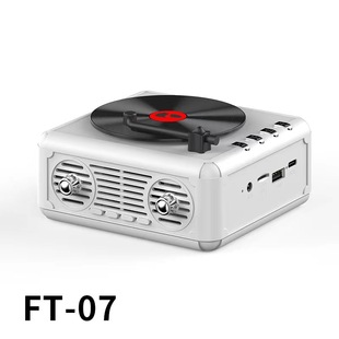 Creative mini wireless audio subwoofer gift outdoor portable radio card Retro Bluetooth speaker