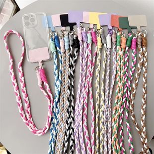Simple Crossbody Personalized Dopamine Ins Internet Celebrity Hanging Chain Universal Cross-phone Strap Thick Anti-loss Strong Lanyard