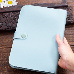 Thickened Universal 8-hole Leather Case, Manicure Polishing Head, Anti-fall, Portable Home Manicure, Large-capacity Tool Storage Leather Bag