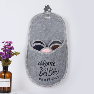 Felt slippers foreign trade felt color indoor slippers hotel supplies indoor hospitality disposable felt cloth slippers