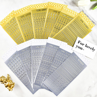 [Sticker Customization] Hot Stamping Stickers Crown Note Letter Stickers Pvc Waterproof Stickers Guka Account Material