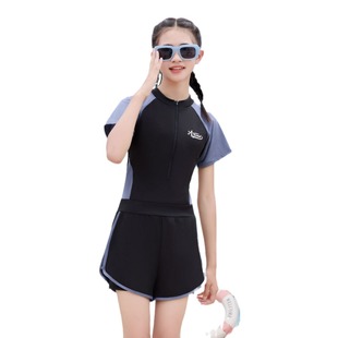 Fashion Sport 2024 Новый живот тонкий, горячий источник, плавательный плоский угол, консервативный купальник
