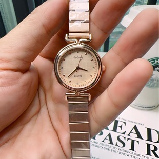 Steel Belt watch quartz movement mesh belt Women's Watch simple scale Korean style Southeast Asia hot selling folding buckle watch