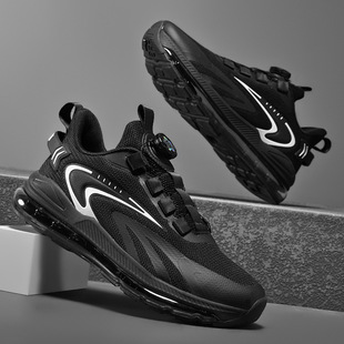 Four Seasons foreign trade New plus size men's shoes Sky Eye full palm air cushion breathable casual running shoes outdoor sneaker