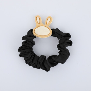 Headdress Korean style cute rabbit hair band new all-match small intestine hair band Rabbit year girl tie head simple temperament hair accessories