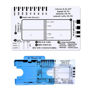 Amazon New Explosions Practical Portable ECG 7 Step Ruler ECG 7 Step Ruler Measuring Tool